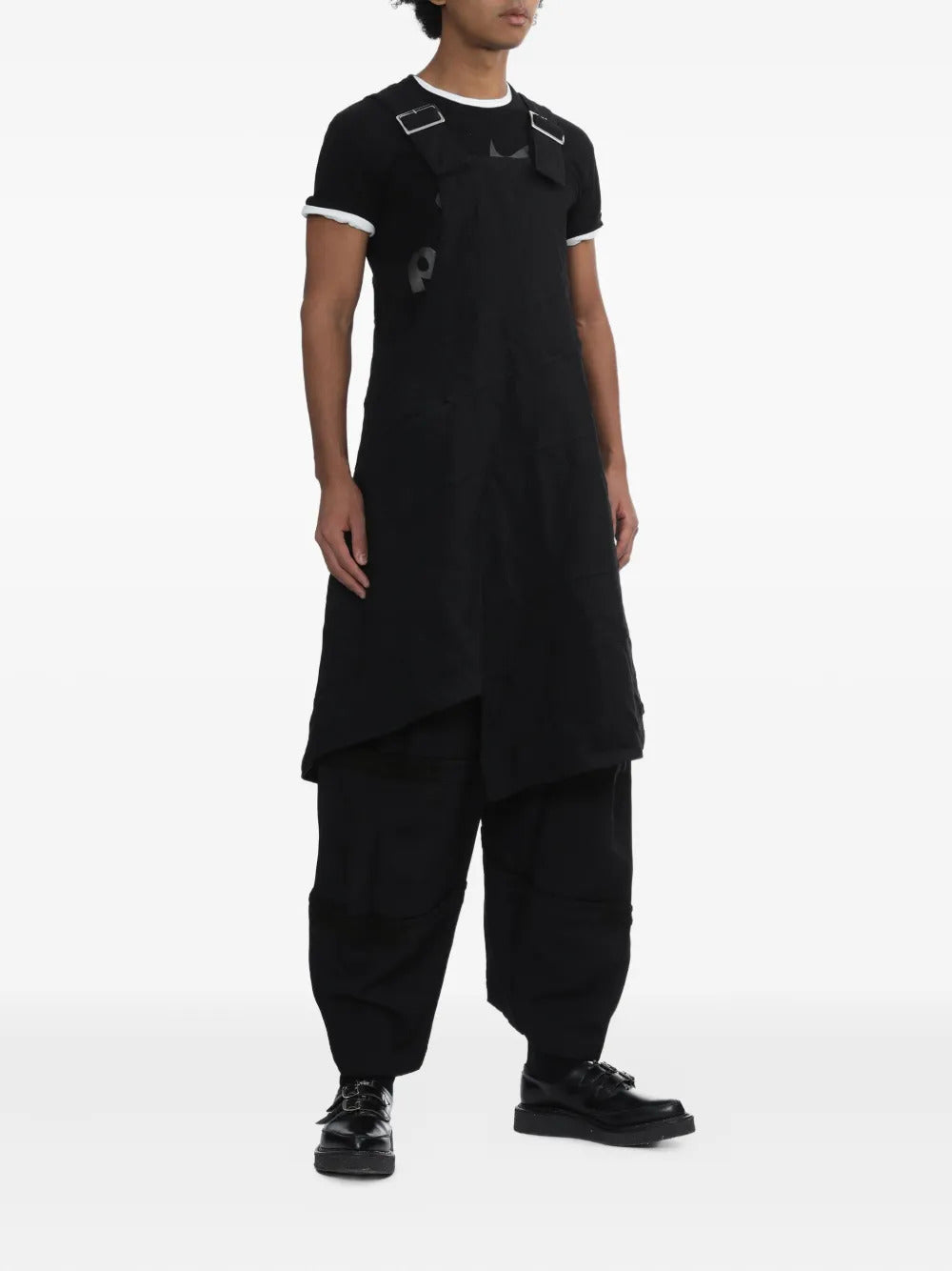 Black Comme Des Garçons  x Nike graphic-print T-shirt