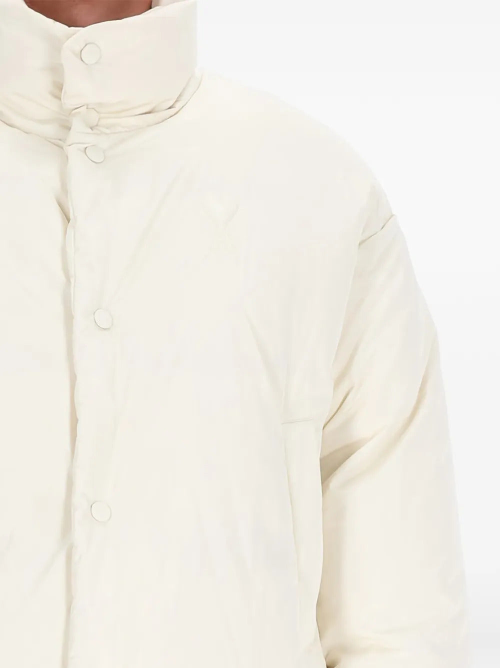 AMI Paris button funnel-neck jacket - Image 2