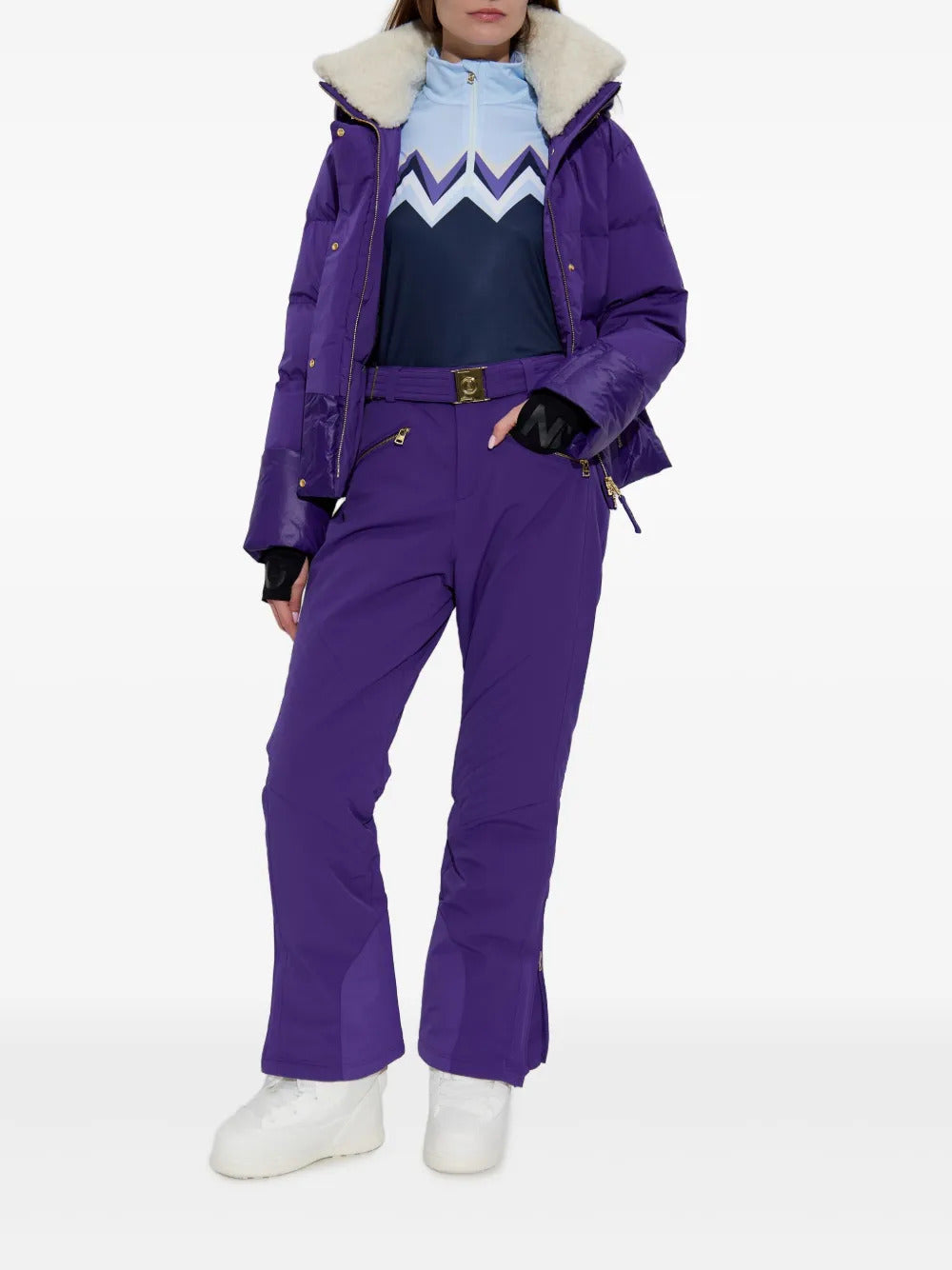 BOGNER Franzi belted zip ski pants