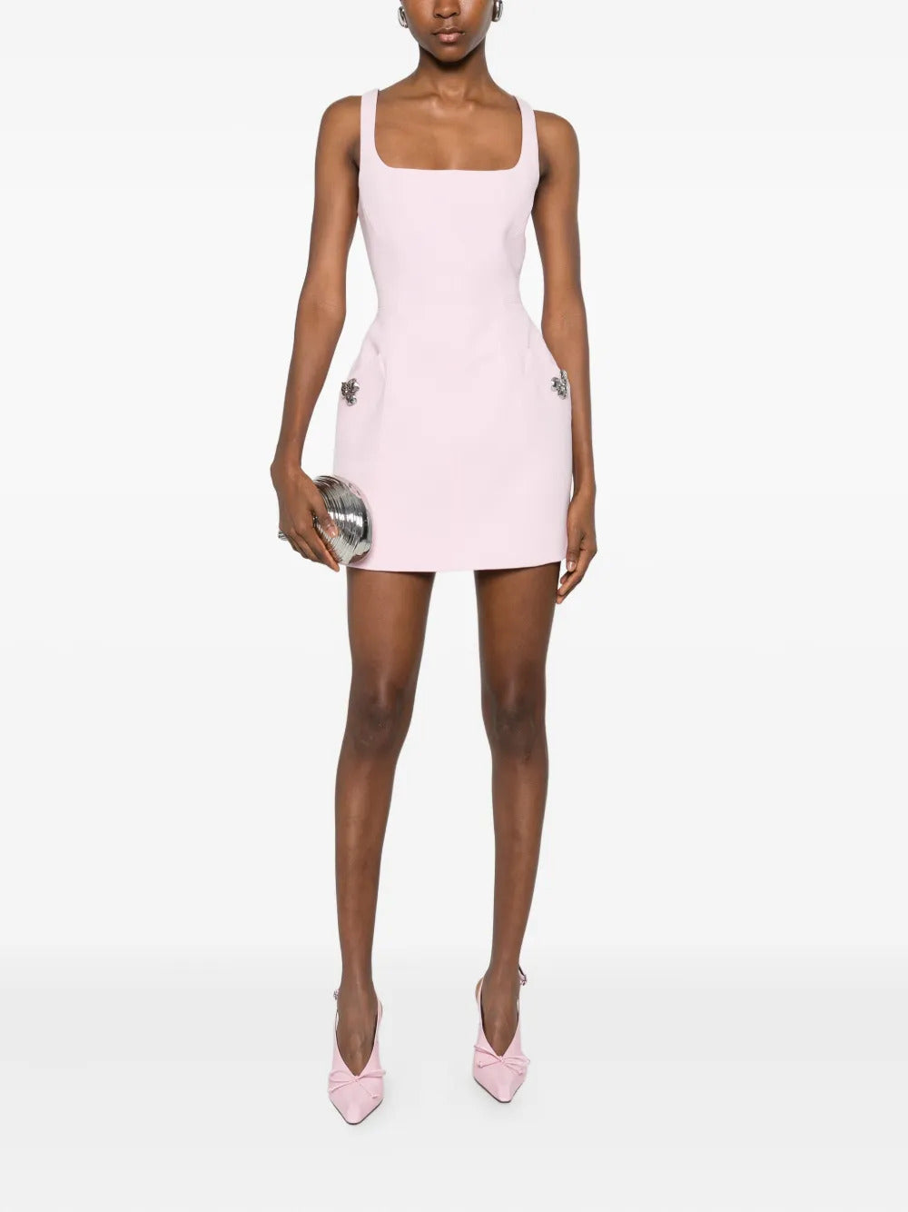 Blumarine  square-neck mini dress