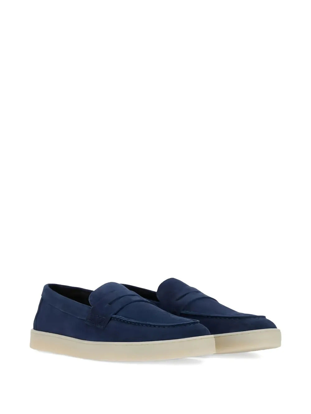 Canali suede slip-on sneakers