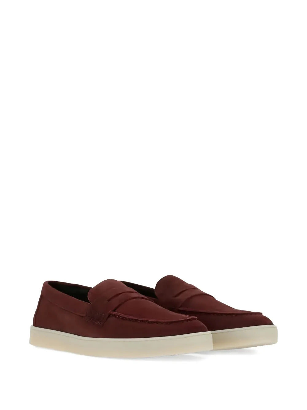 Canali suede slip-on sneakers