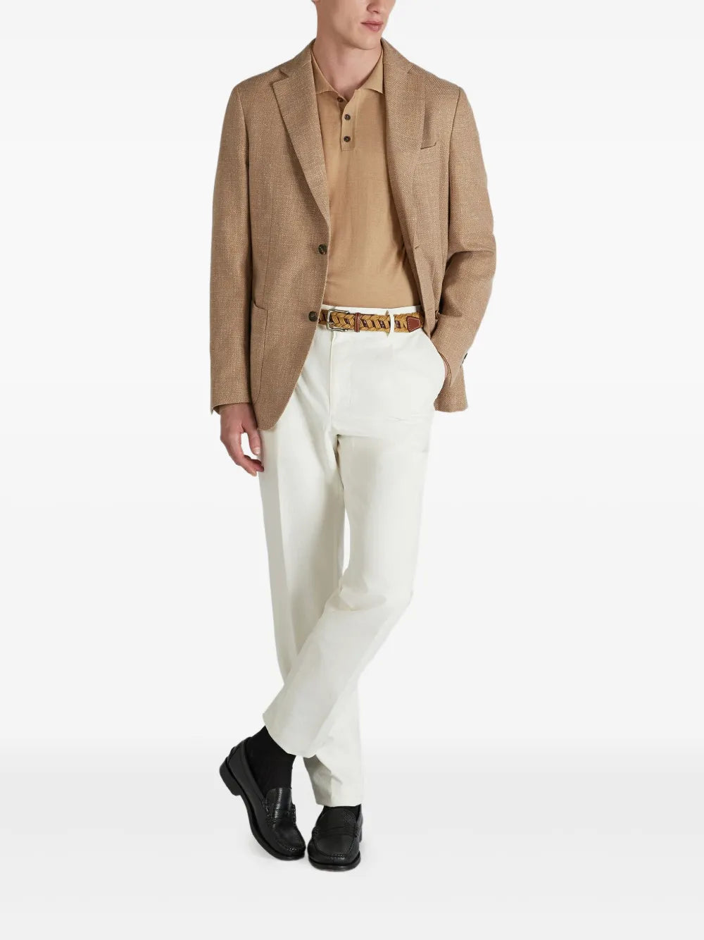 Zanone  cashmere silk polo shirt
