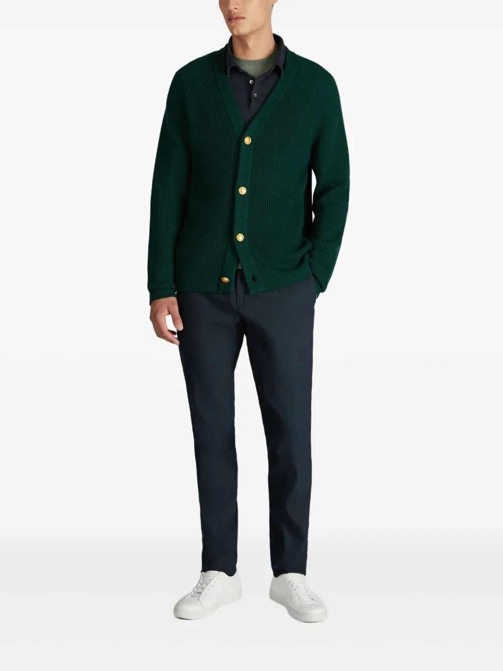 Zanone  long-sleeve cotton polo shirt