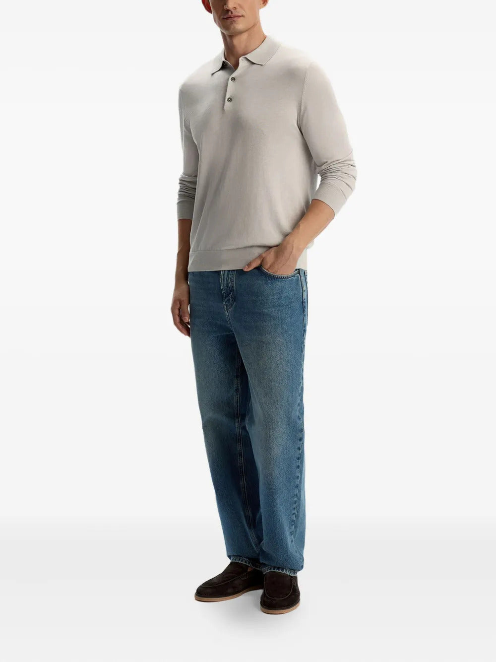 12 STOREEZ  buttoned polo shirt