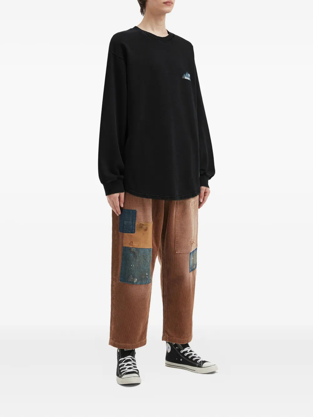 aftermaths  graphic crew-neck sweatshirt