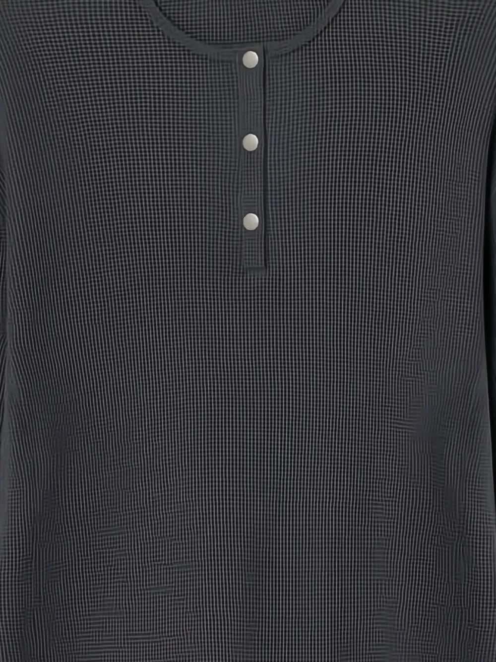Carrera  button lis henley sweater