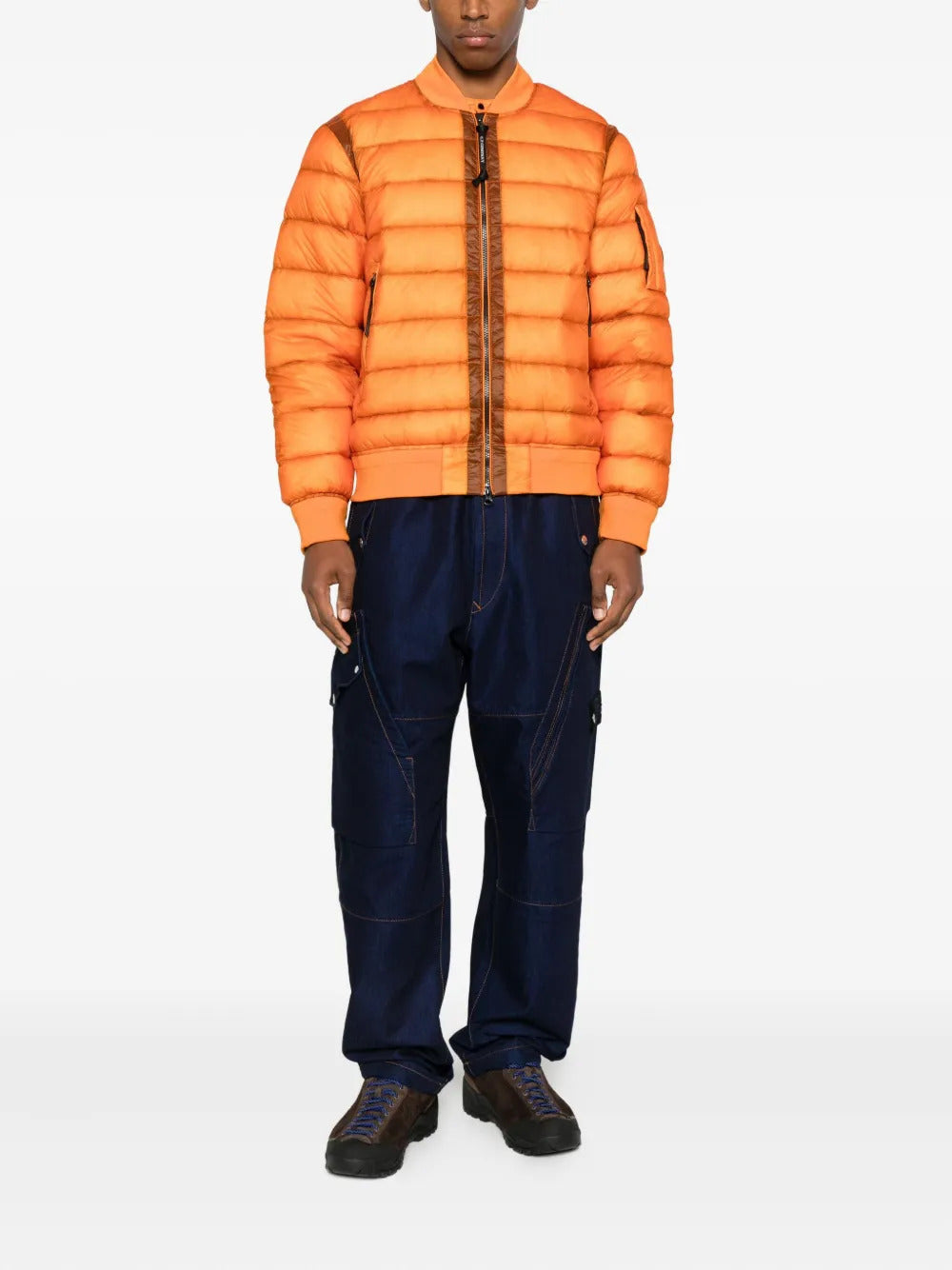C.P. Company lens-detail padded jacket