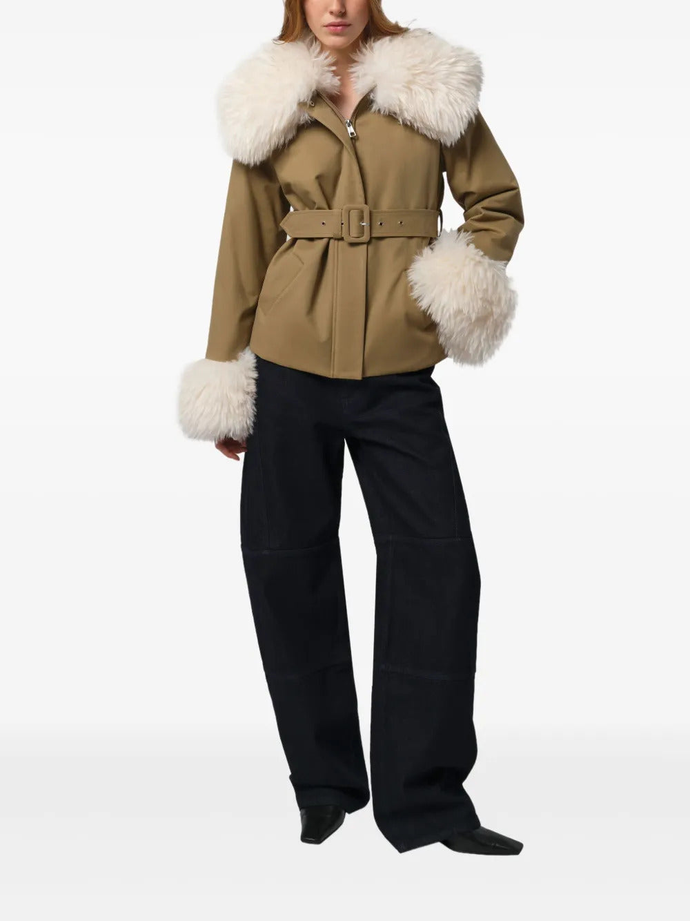 Apparis  Parker belted jacket