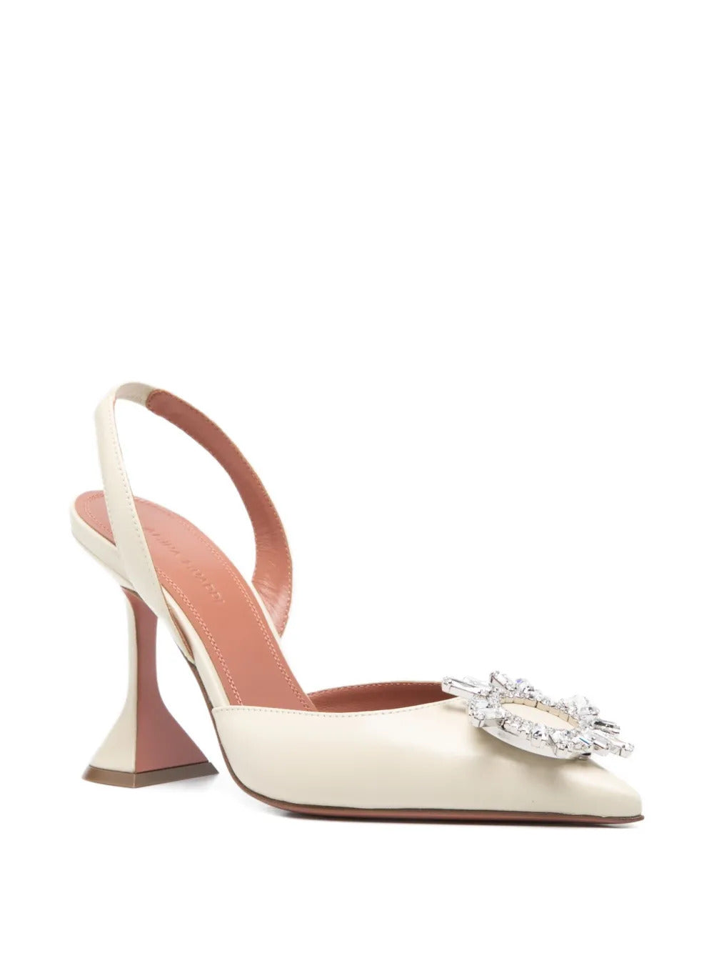 Amina Muaddi  95mm Begum embellished-detail pumps