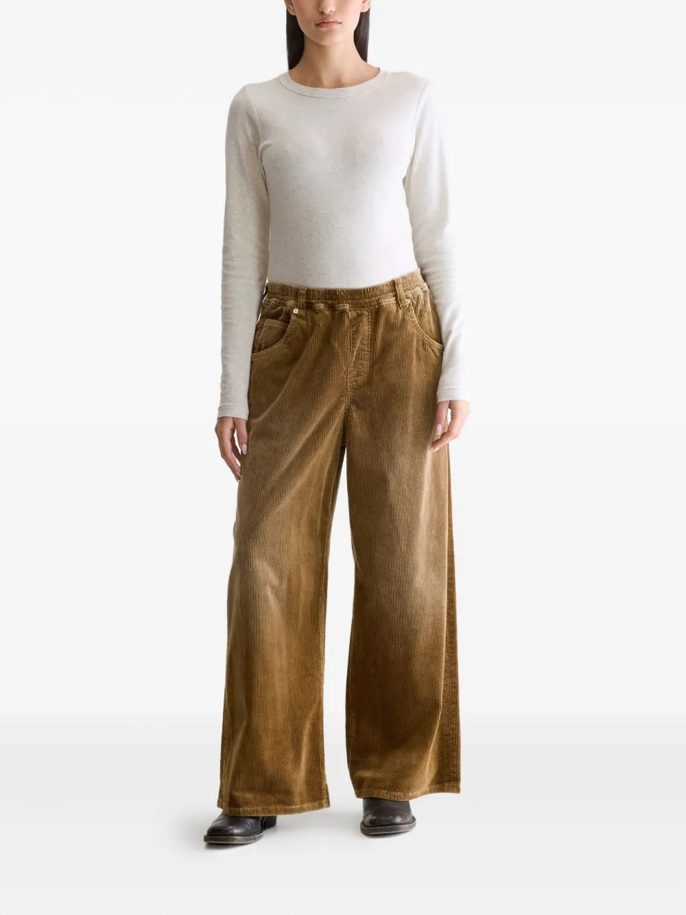 Bellerose elasticated corduroy trousers