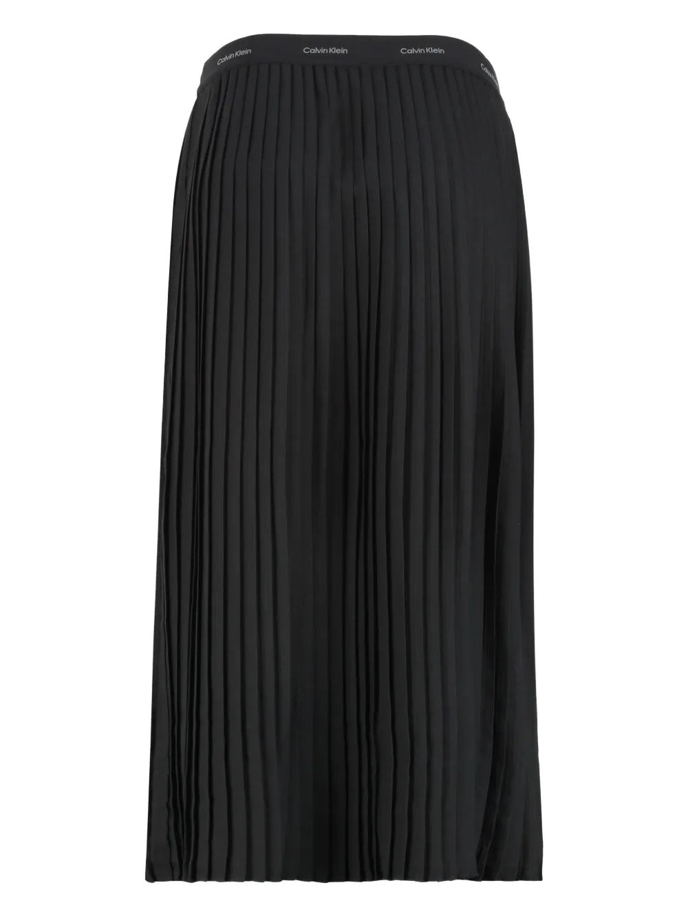 Calvin Klein  pleated-waistband midi skirt
