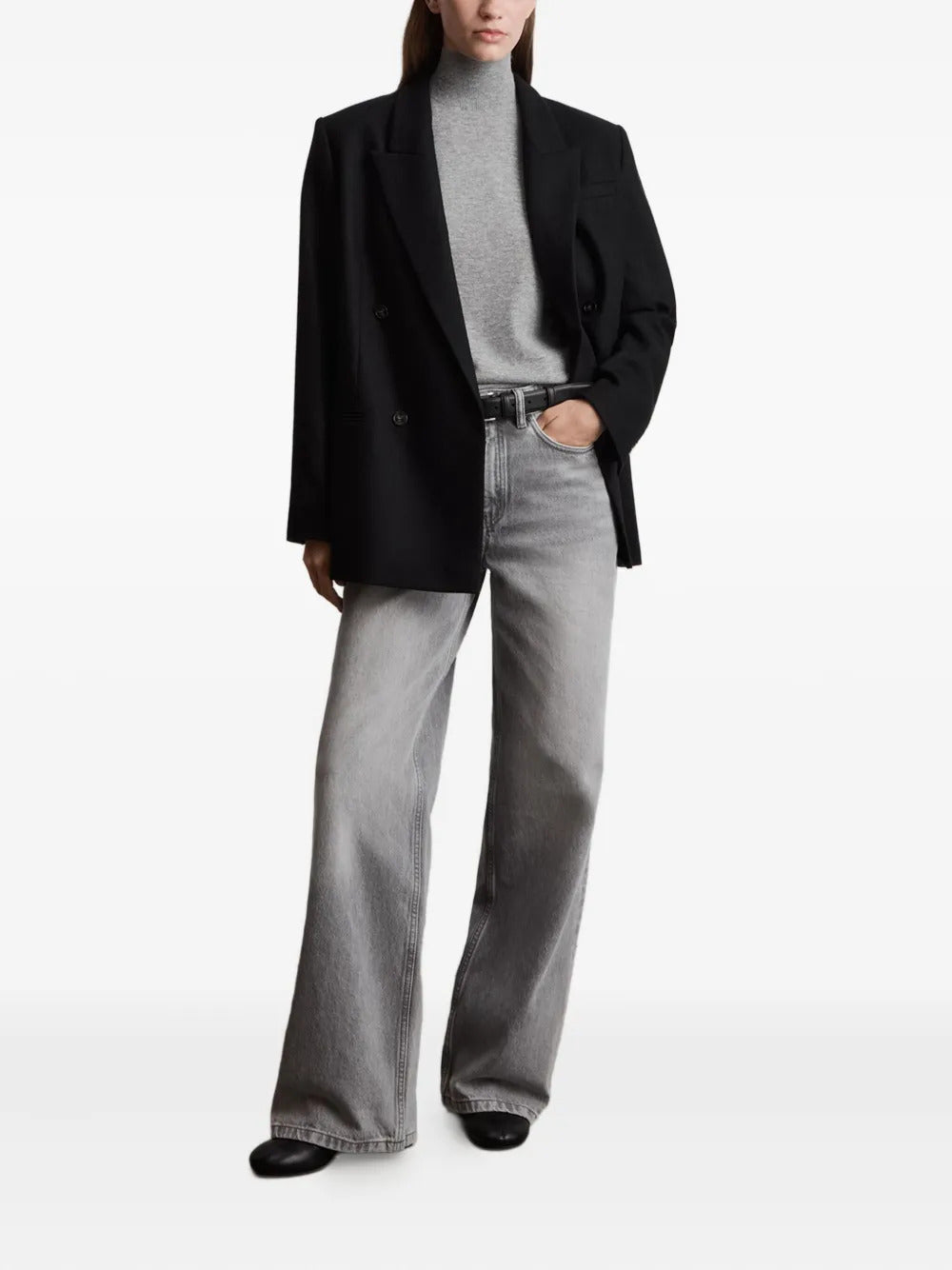 12 STOREEZ  415 wide-leg jeans