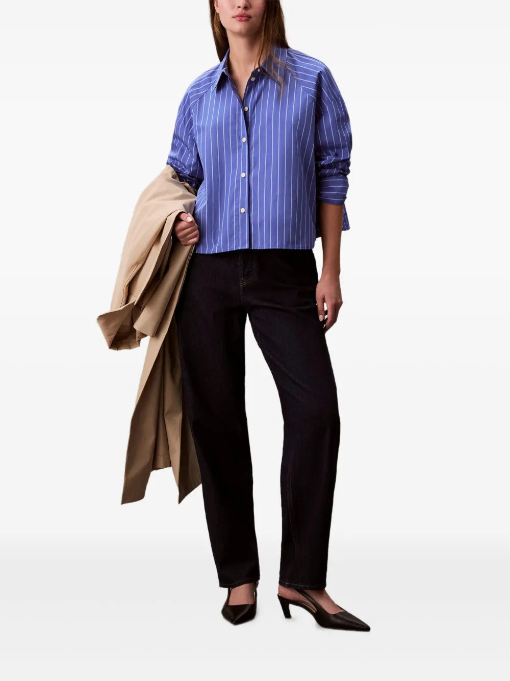 Calvin Klein Jeans  striped cotton shirt