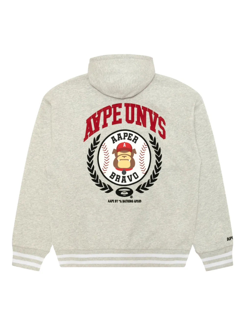AAPE BY *A BATHING APE®  appliqué-detail hoodie