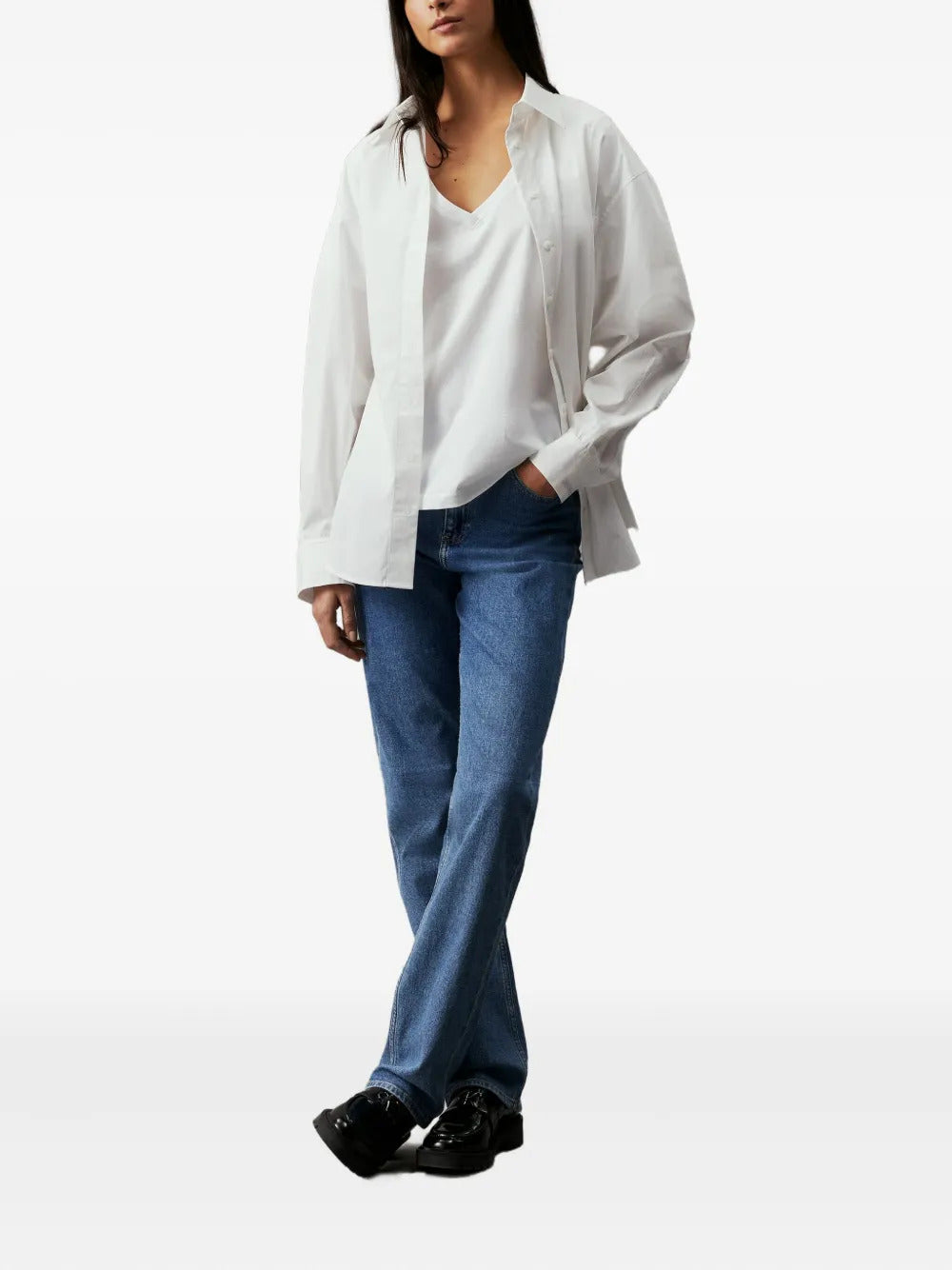 Calvin Klein  v-neck short-sleeve T-shirt