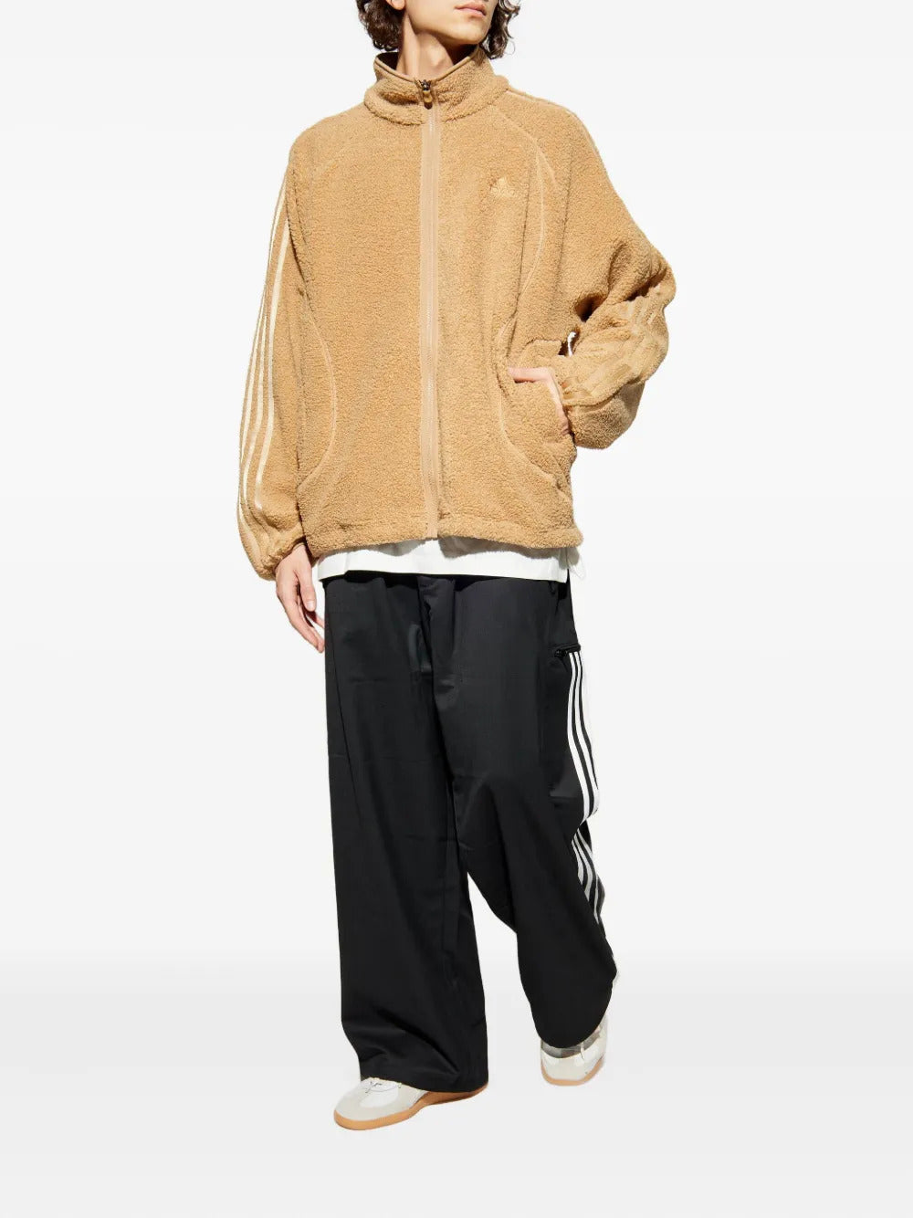 adidas Borg Fleece Teamgeist zip-up sweatshirt