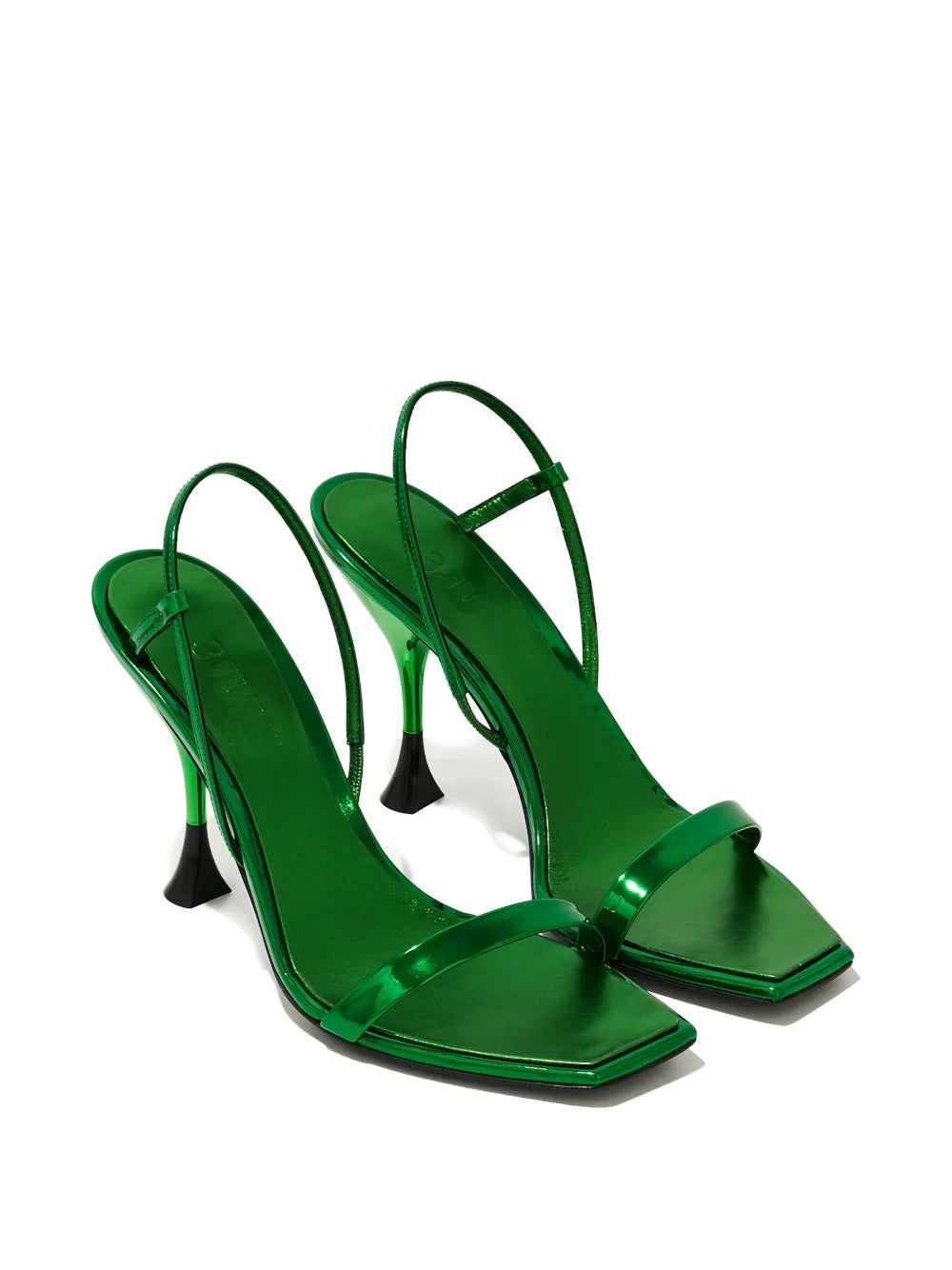 3juin  95mm square-toe sandals