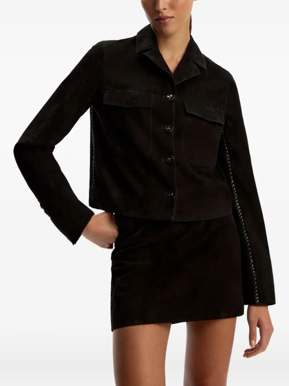 12 STOREEZ  suede jacket
