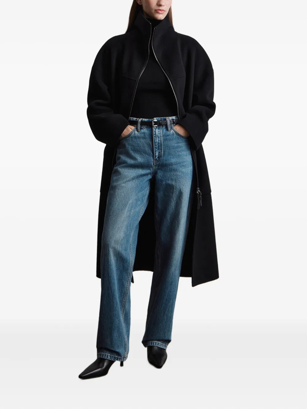 12 STOREEZ  logo-patch jeans