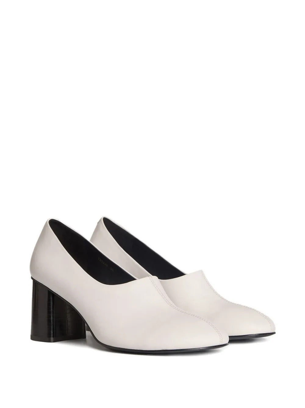 12 STOREEZ  70mm leather pumps