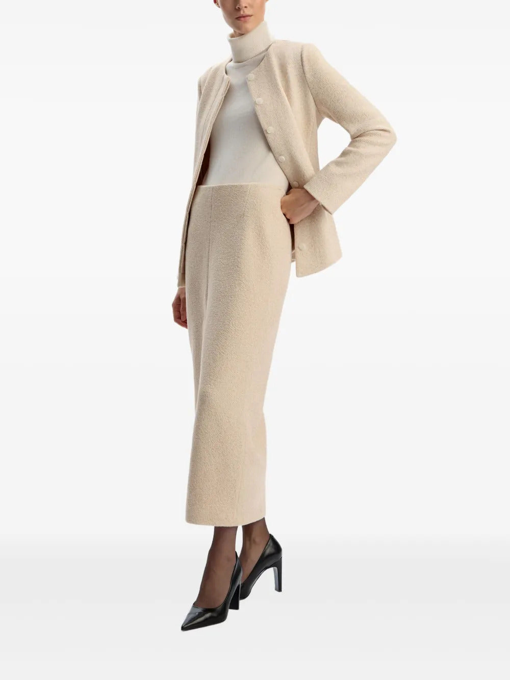 12 STOREEZ  collarless jacket