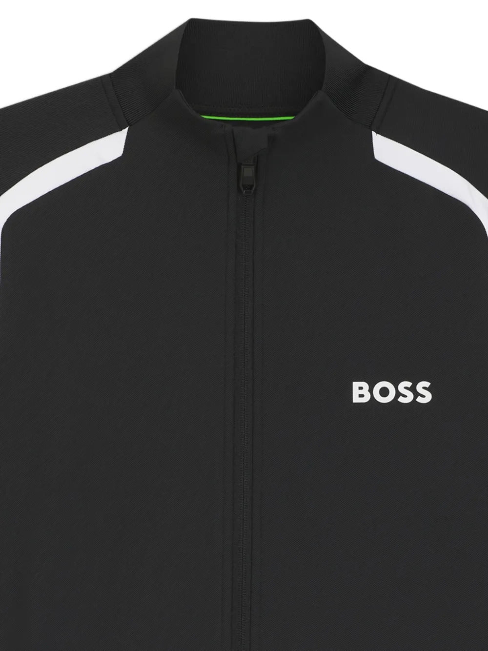 BOSS  zip stripe sweatshirt