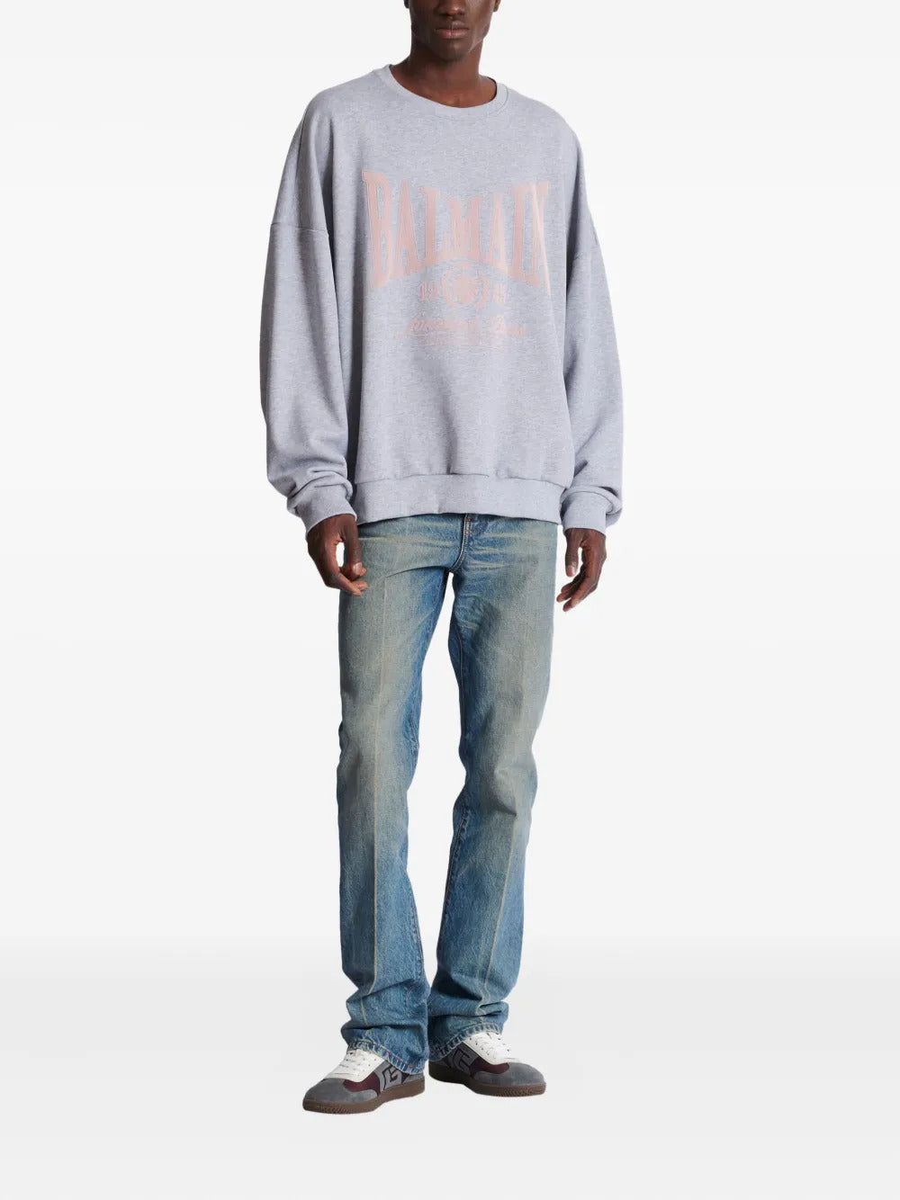 Balmain  printed cotton sweater