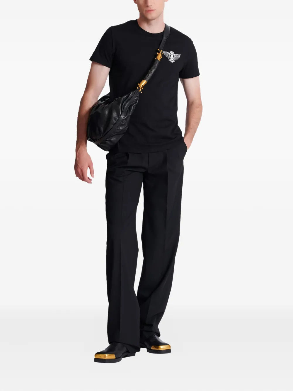 Balmain  design-print T-Shirt