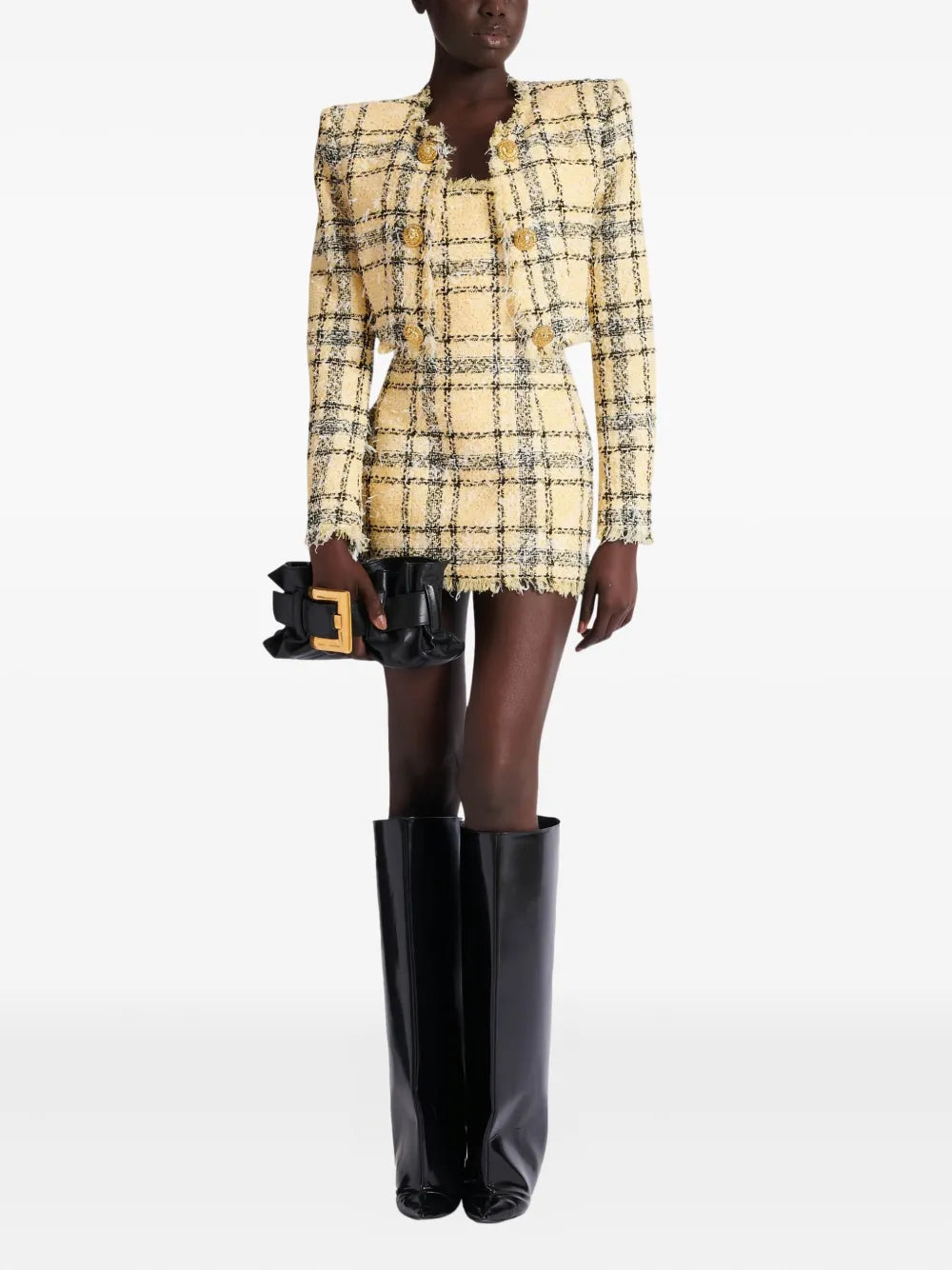 Balmain  tweed mini dress