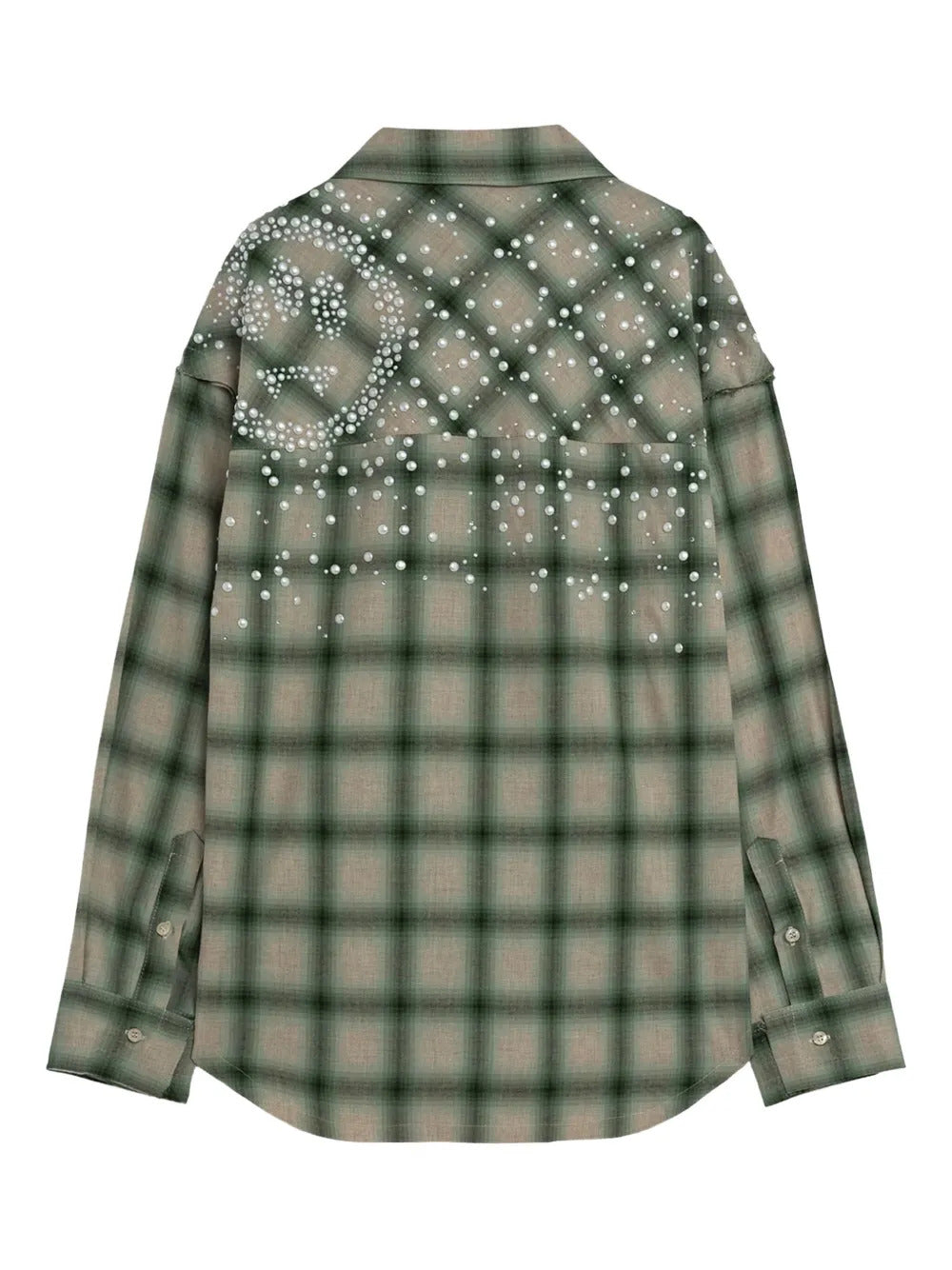 BARROW  check studded shirt