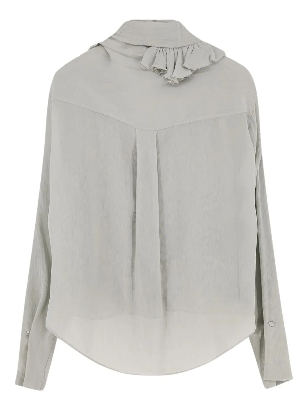 Alberta Ferretti  ruffled crepe shirt