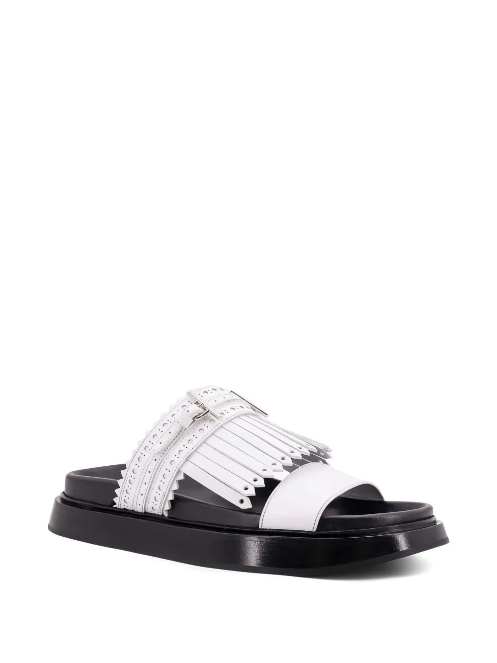 Alexander McQueen  fringe-detail sandals