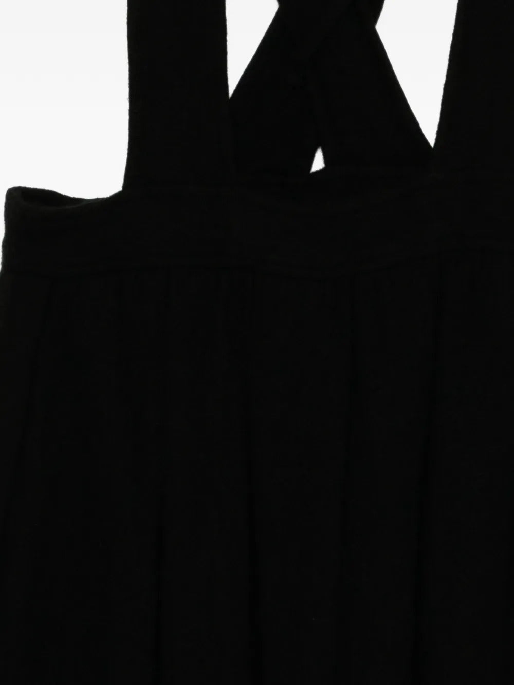 Black Comme Des Garçons  pleated skirt