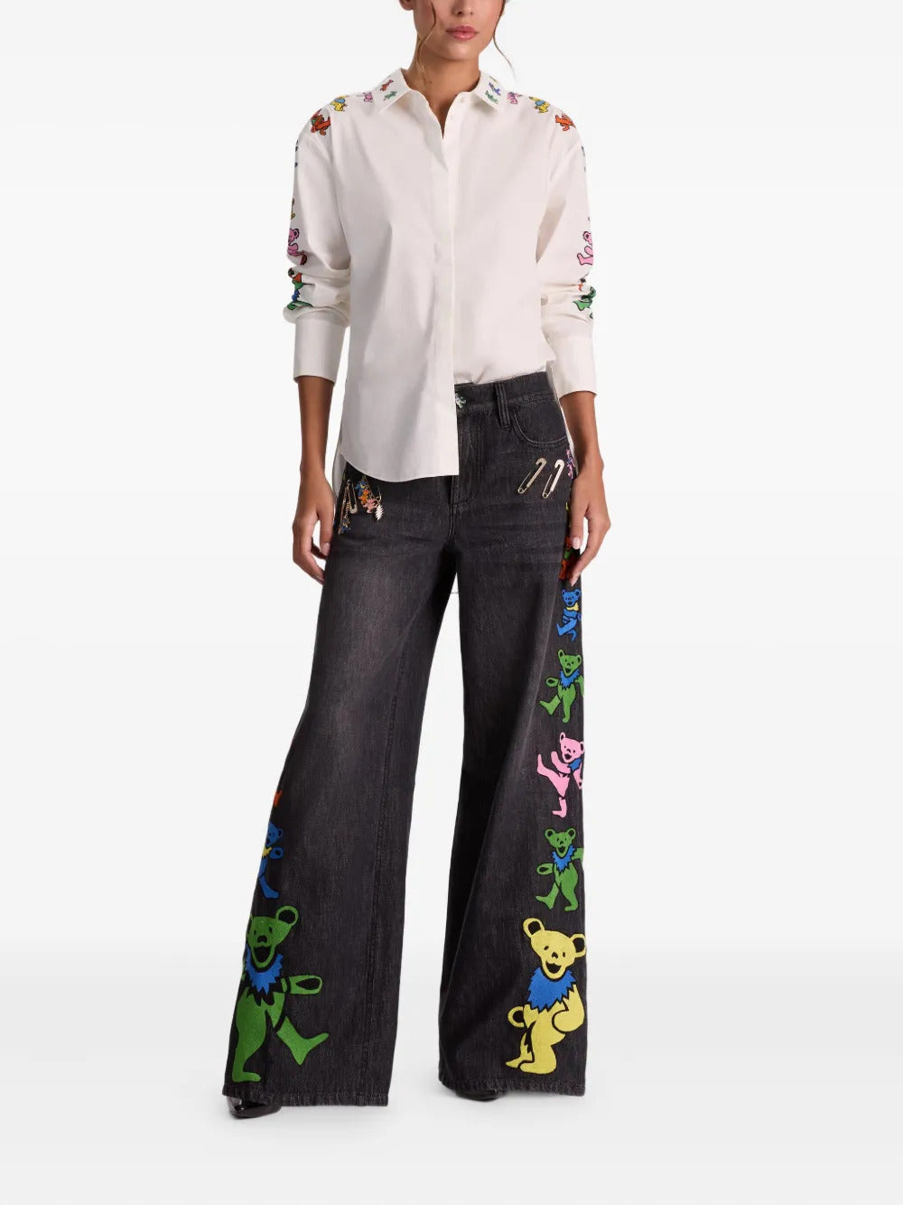 alice + olivia Dimitra button-down shirt - Image 4