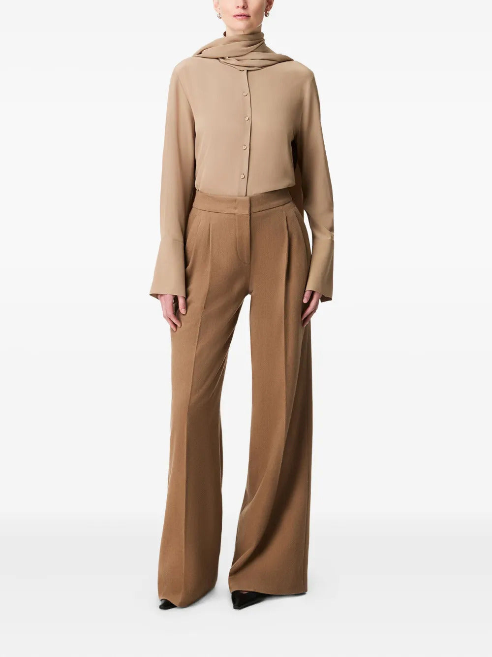 Another Tomorrow  pleated trousers