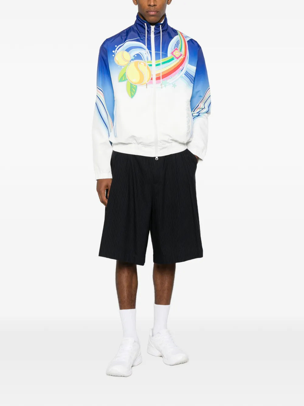 Casablanca  graphic-zipped jacket