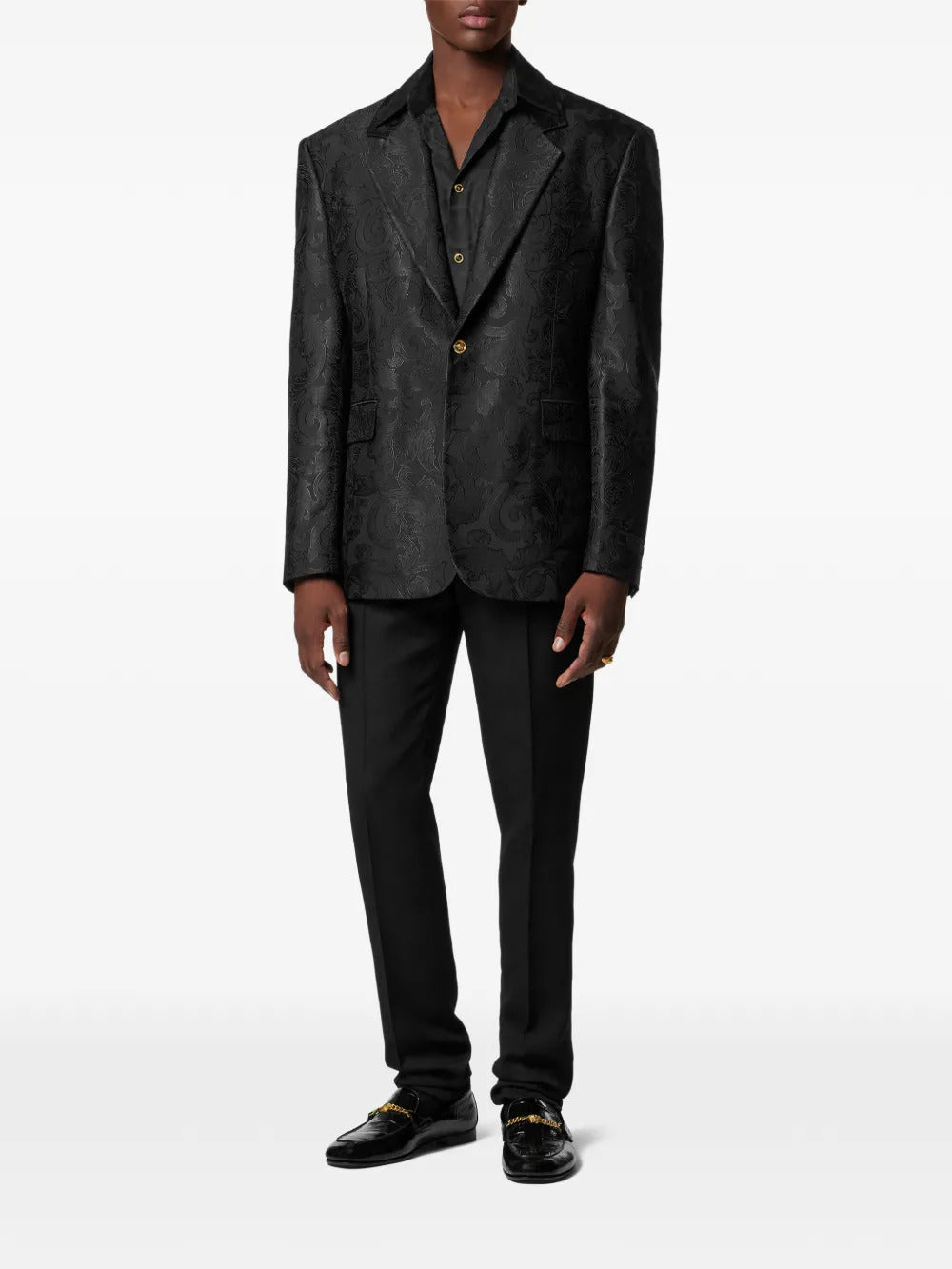 Versace  barocco-design shirt