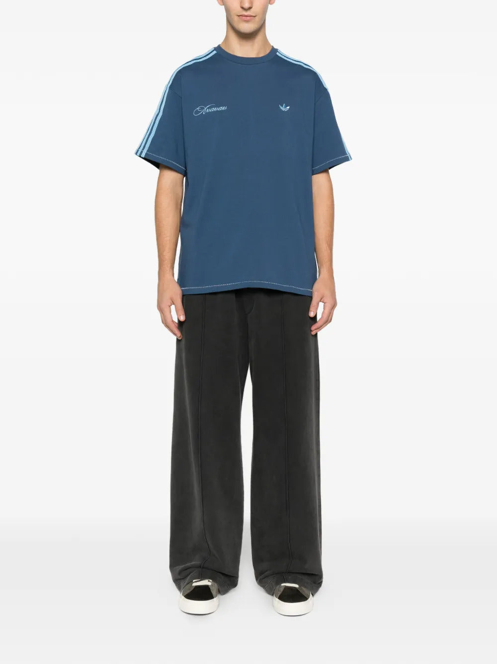 adidas  x AVAVAV logo-embroidered T-shirt