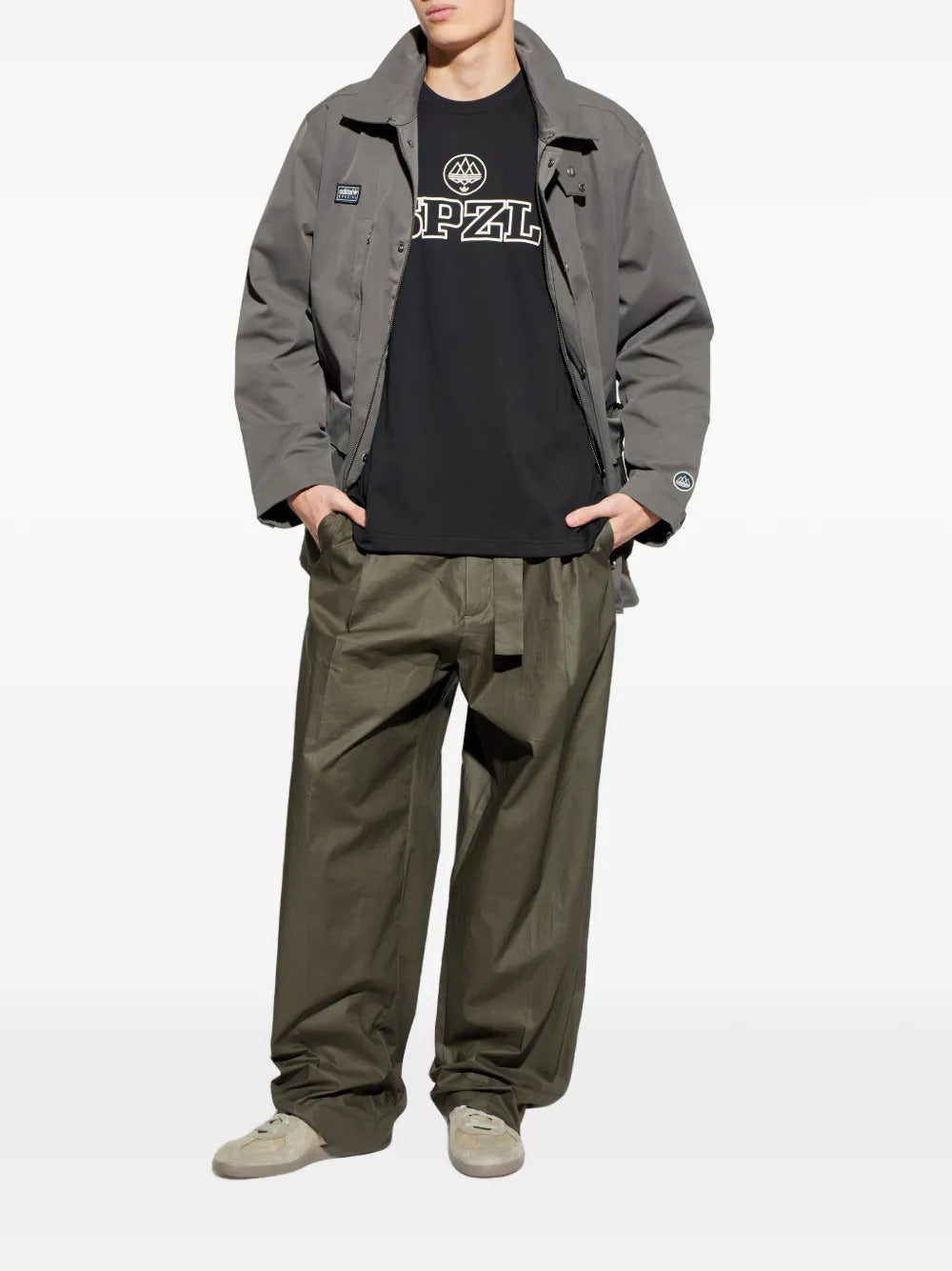 adidas Merkland SPZL logo-patch jacket