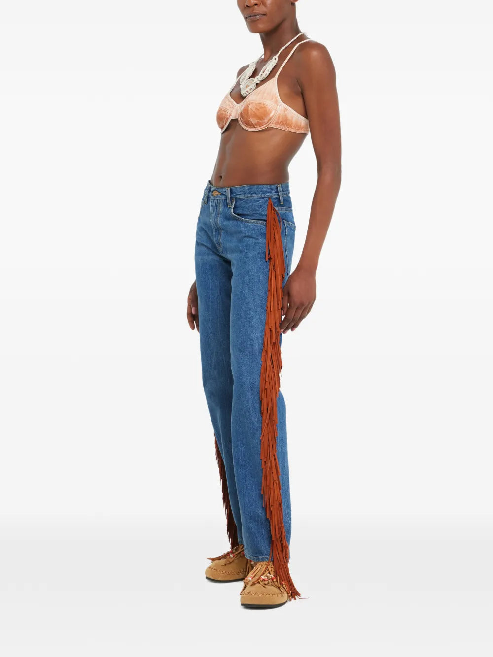 Alanui  Golden Dusk denim jeans