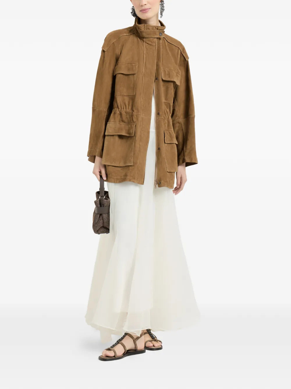 Brunello Cucinelli  snap-fastening jacket