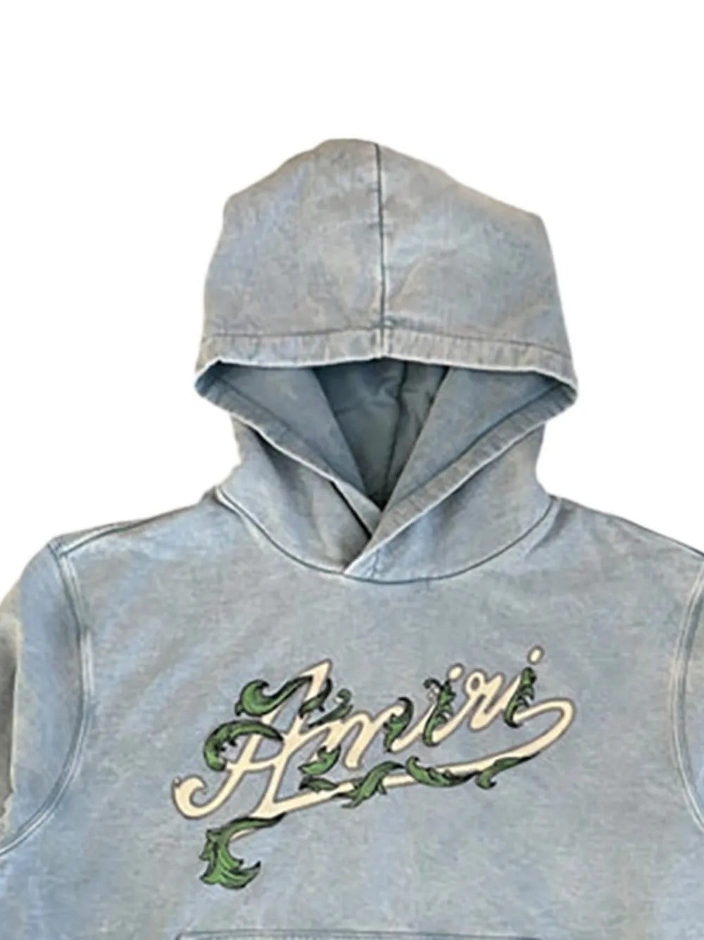 AMIRI logo-print filigree-detail hoodie