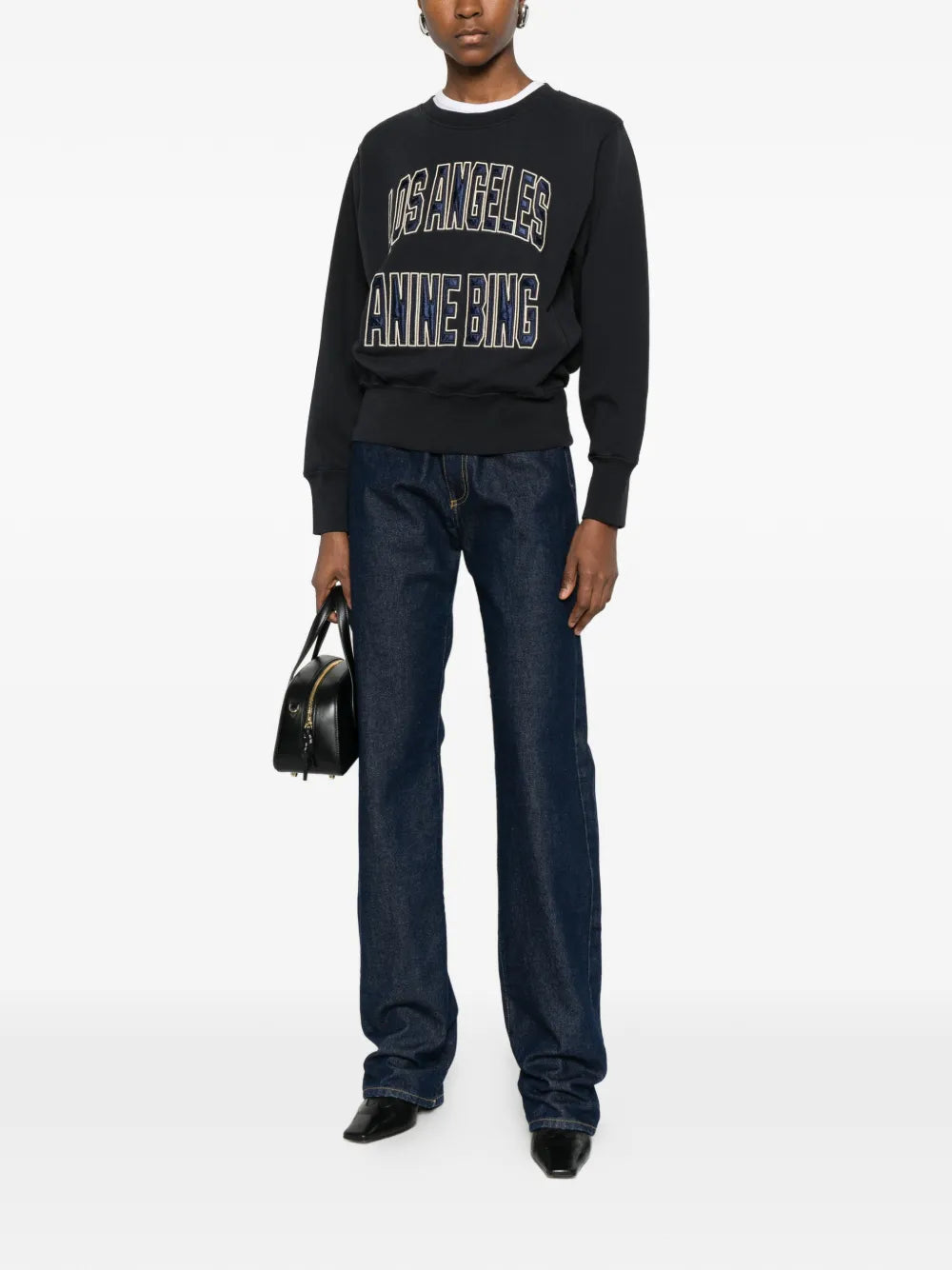 ANINE BING  Harry Shrunken sweatshirt