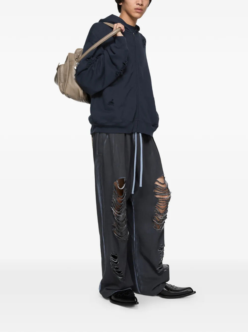 Acne Studios  distressed-details hoodie