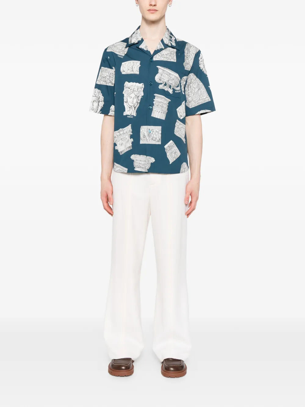 Versace cotton poplin shirt
