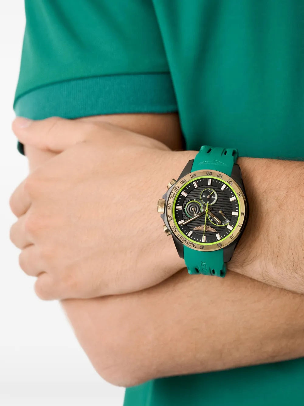 Aston Martin Watches  IP Black Tachymeter 44mm watch