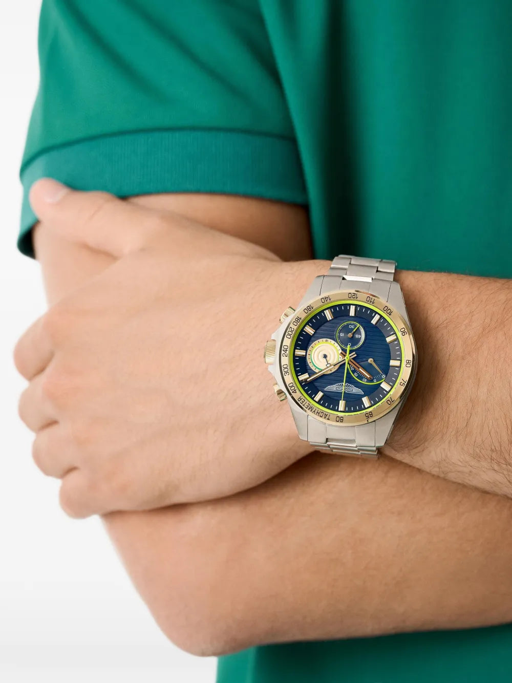 Aston Martin Watches  Two Tone 44mm Watch