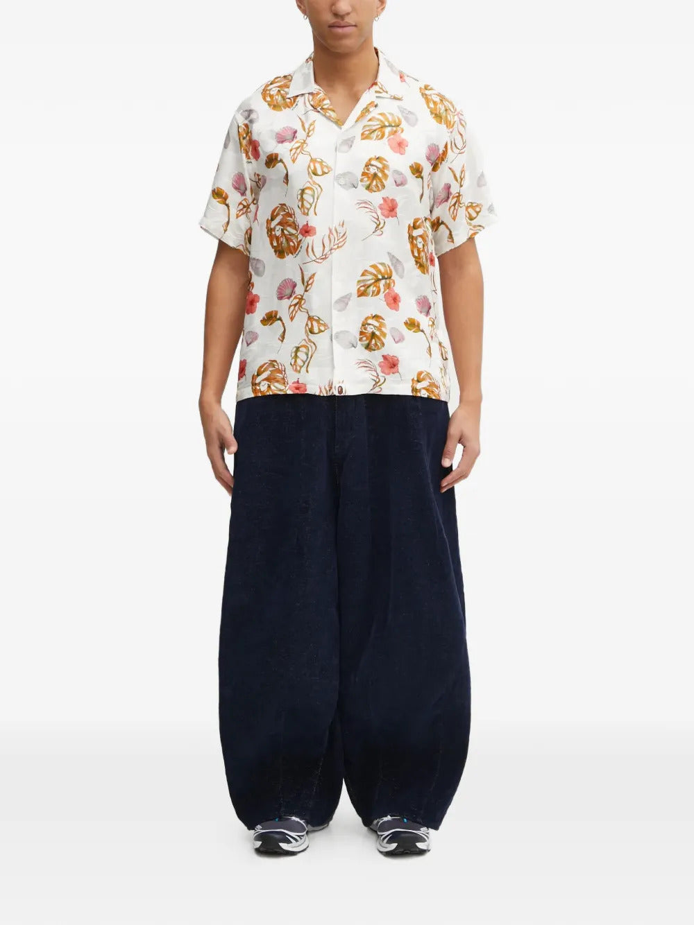 A BATHING APE® floral short-sleeve shirt