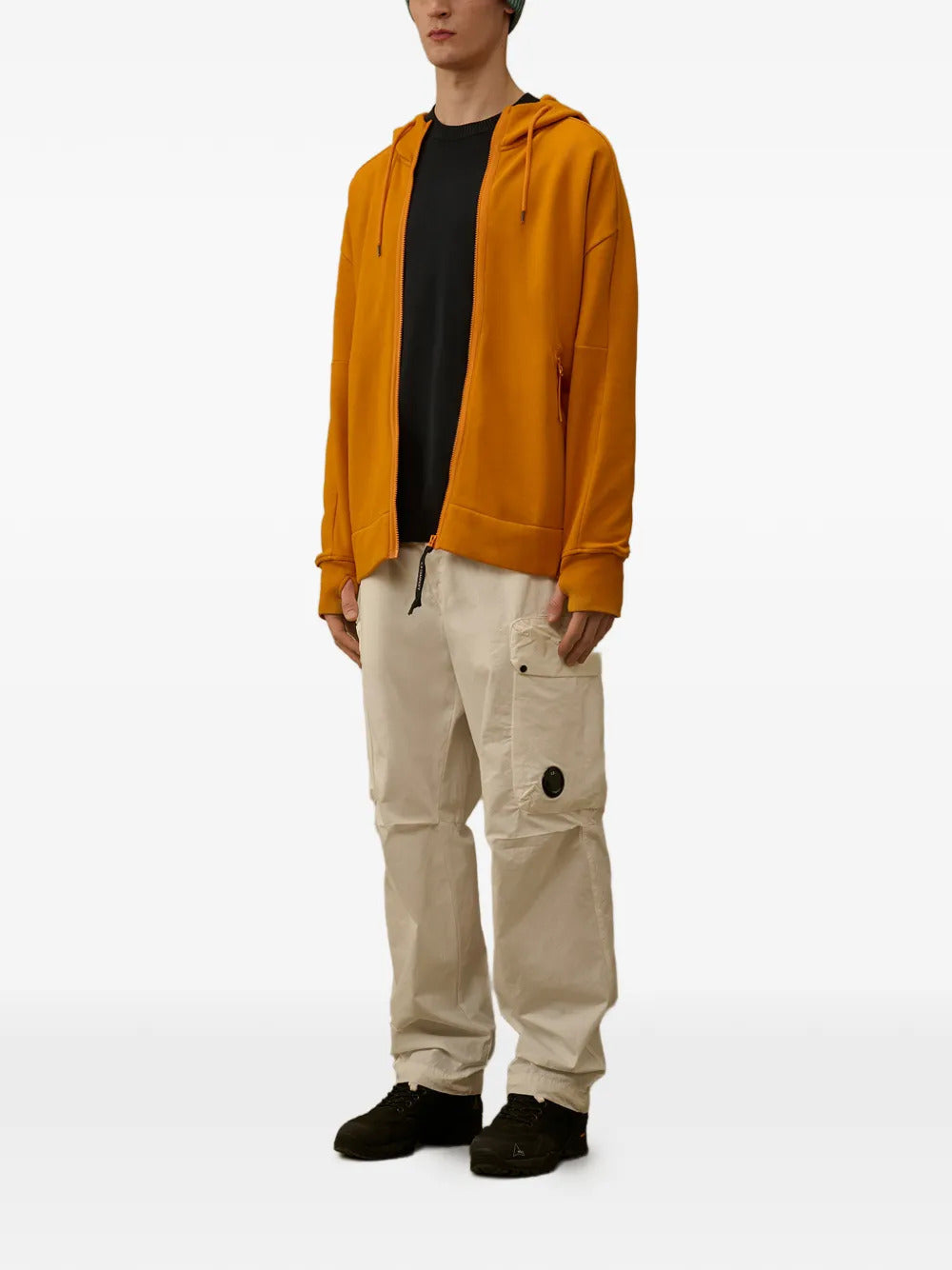 C.P. Company  long-sleeve zip-fastening hoodie